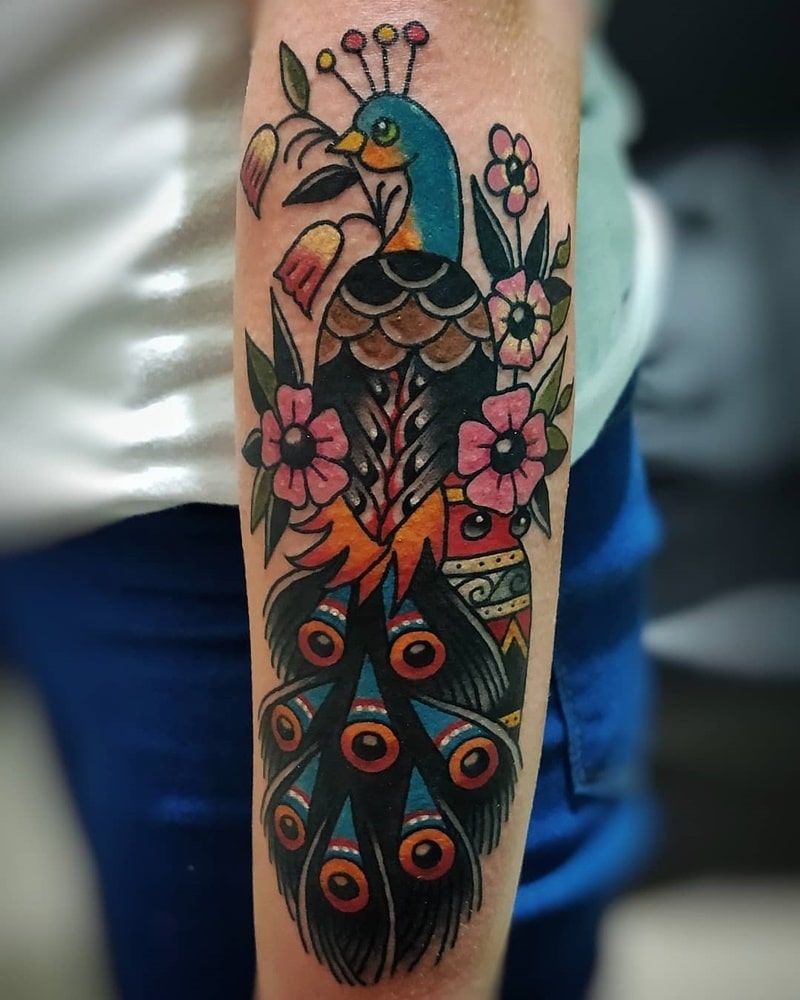 Peacock Tattoos 125