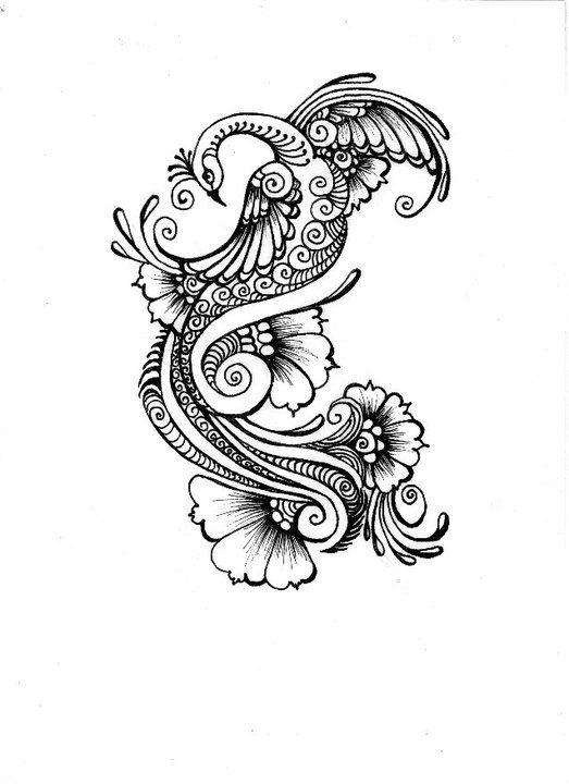 Peacock Tattoos 128