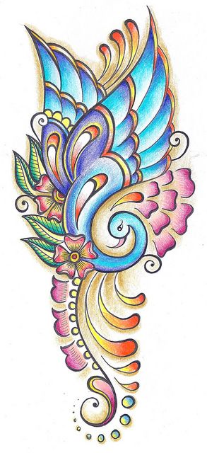 Peacock Tattoos 134
