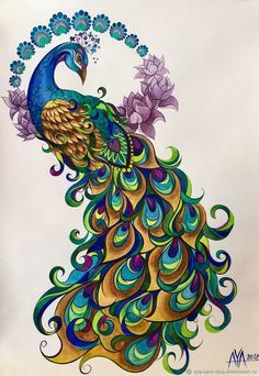 Peacock Tattoos 139