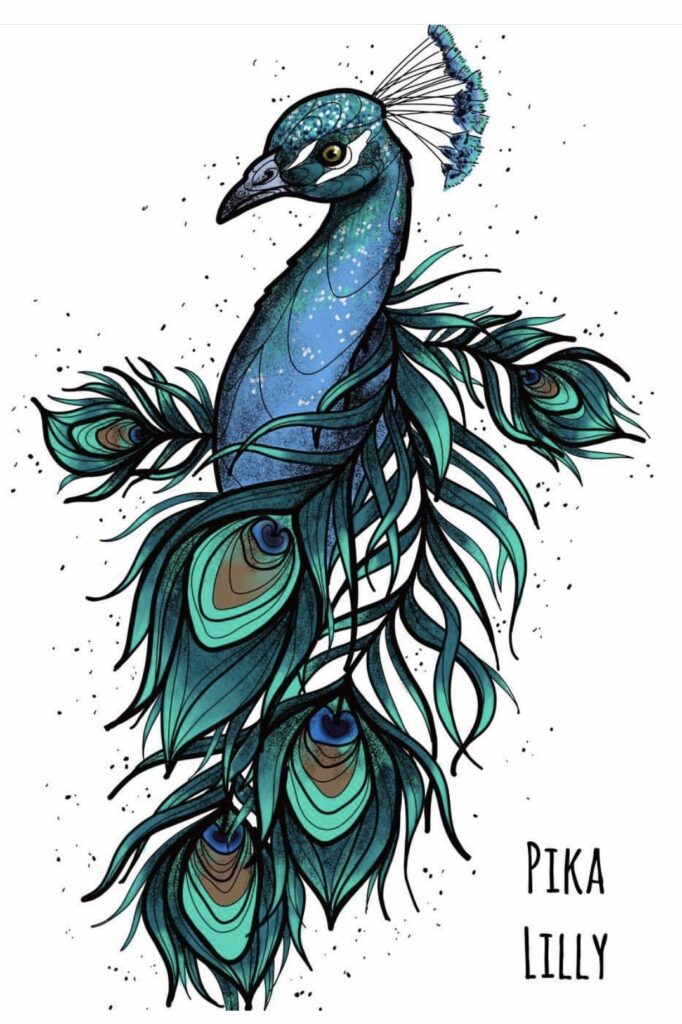 Peacock Tattoos 144