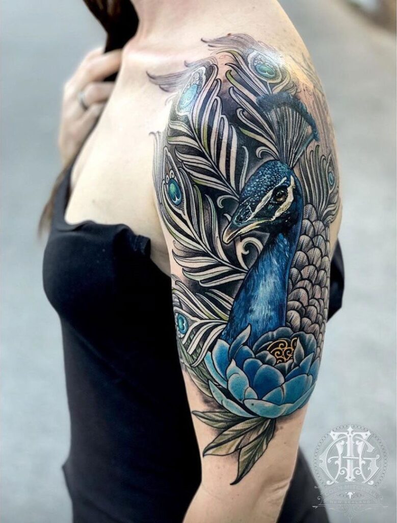 Peacock Tattoos 154