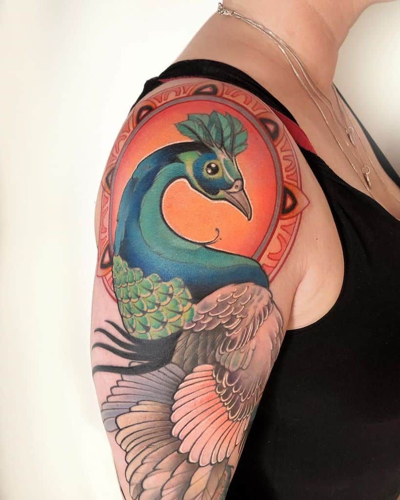 Peacock Tattoos 17