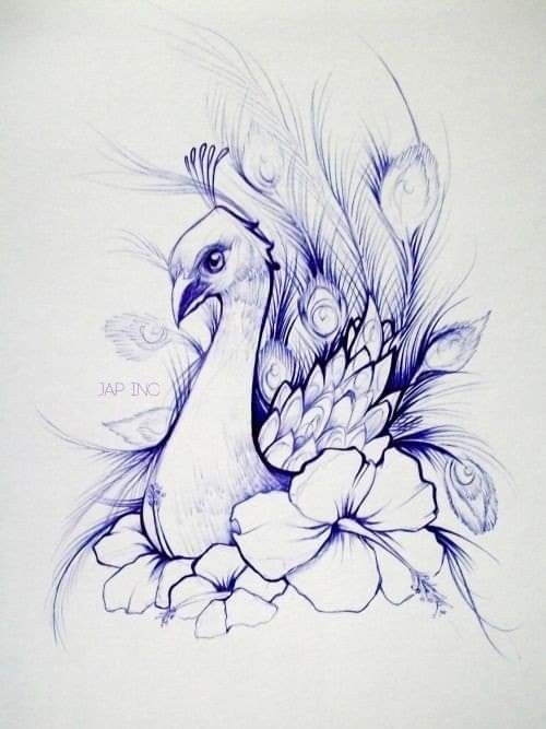 Peacock Tattoos 171