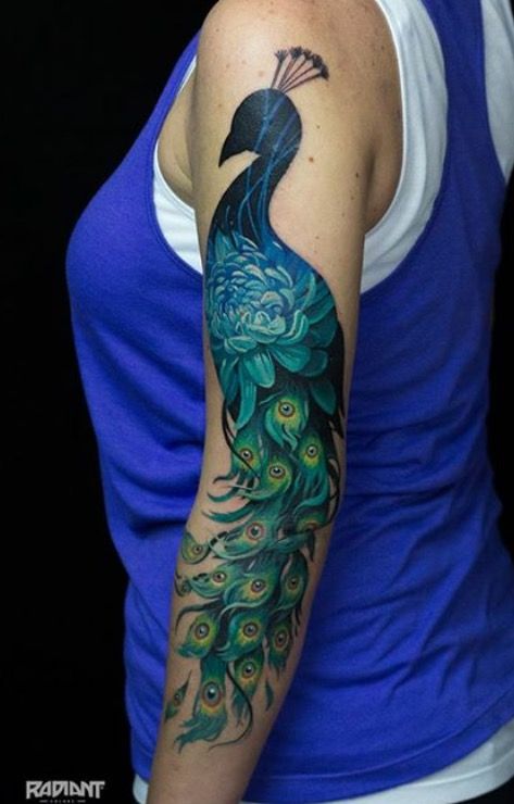 Peacock Tattoos 175