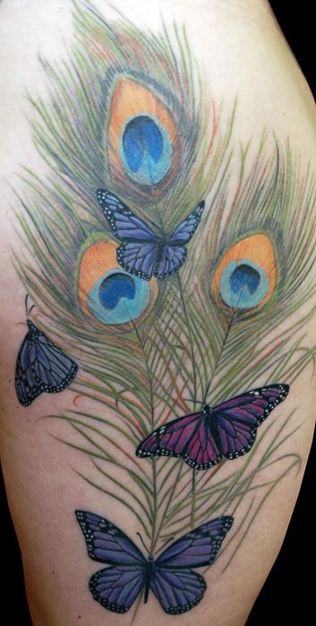 Peacock Tattoos 189