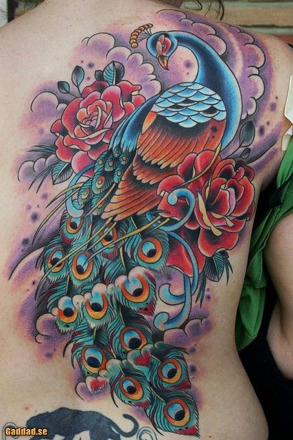 Peacock Tattoos 194