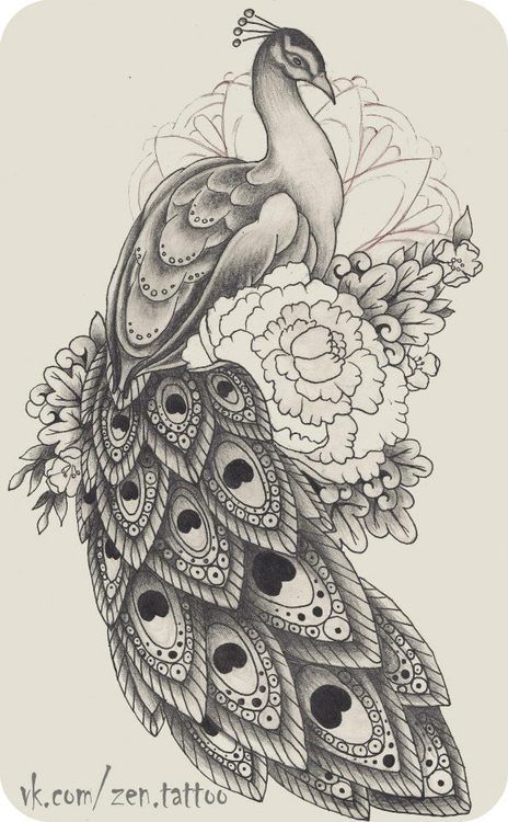 Peacock Tattoos 41