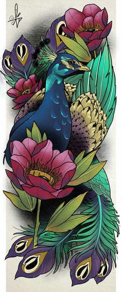 Peacock Tattoos 5