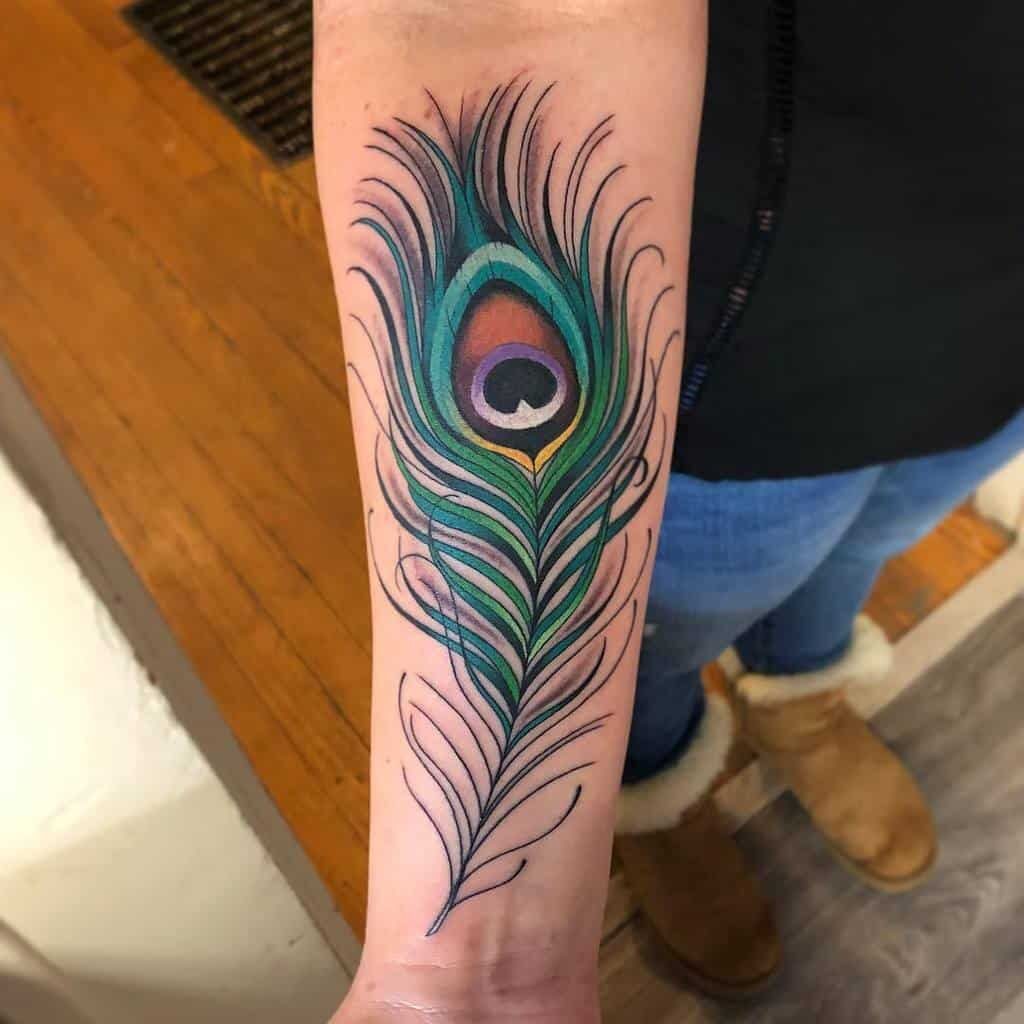 Peacock Tattoos 55