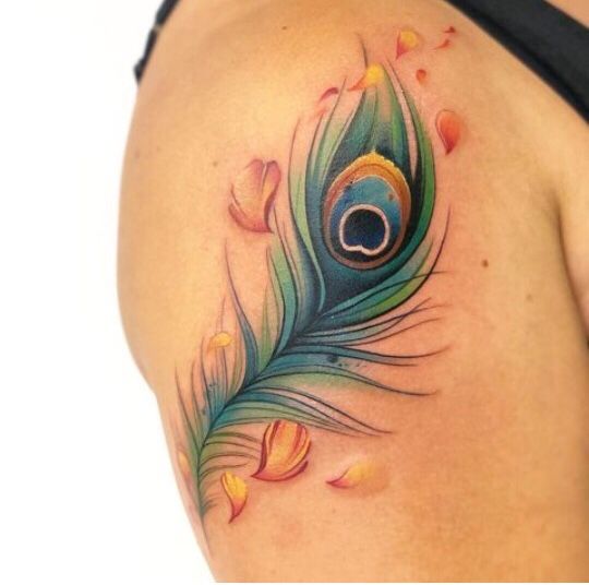 Peacock Tattoos 76