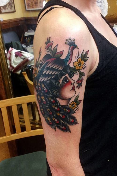 Peacock Tattoos 79