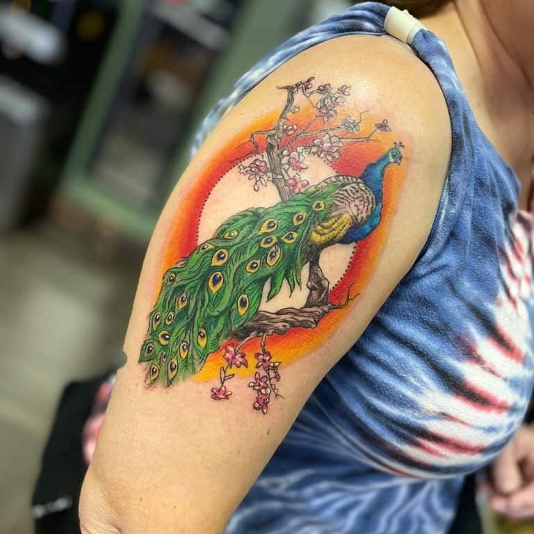 Peacock Tattoos 86