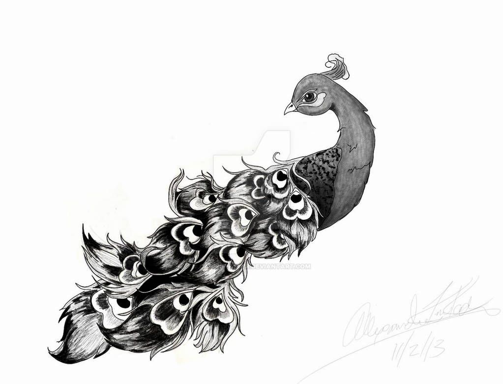Peacock Tattoos 91