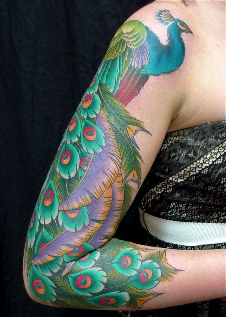 Peacock Tattoos 95