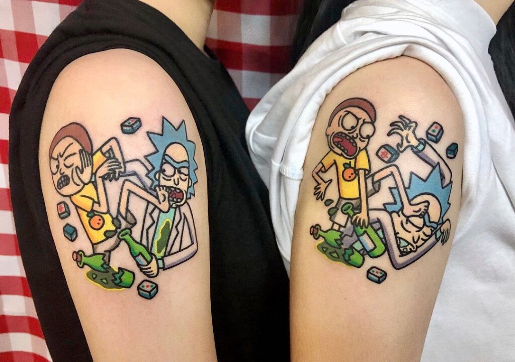 Rick And Morty Tattoos 10