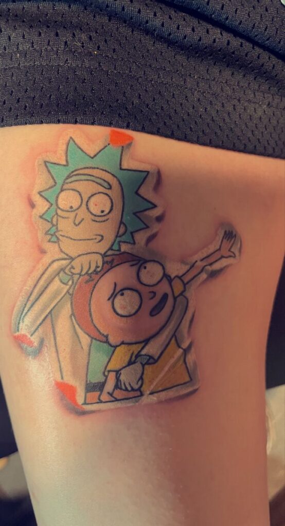 Rick And Morty Tattoos 102