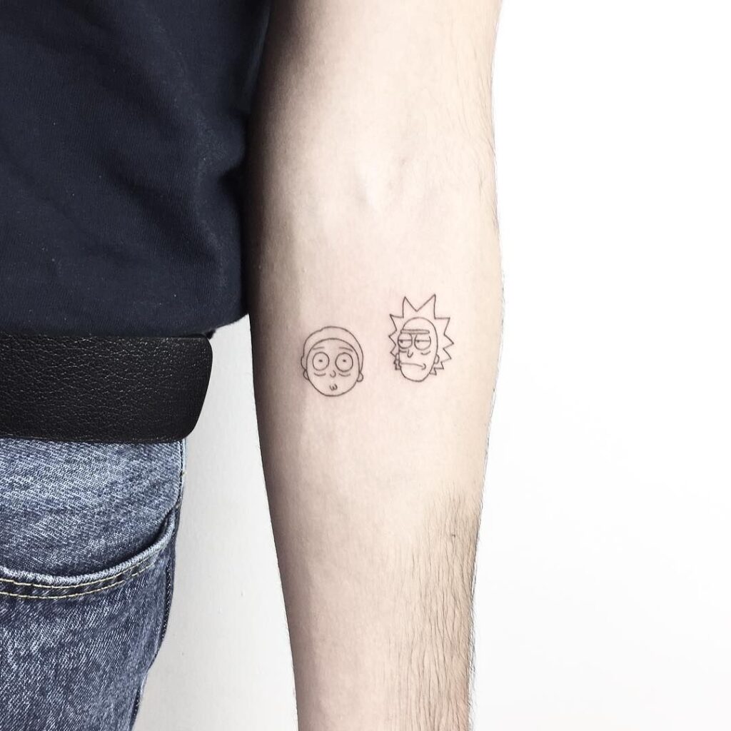 Rick And Morty Tattoos 103