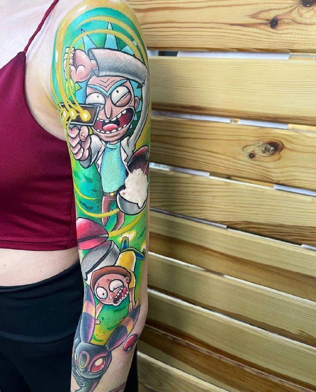 Rick And Morty Tattoos 106
