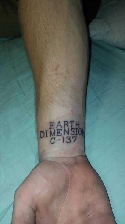 Rick And Morty Tattoos 115