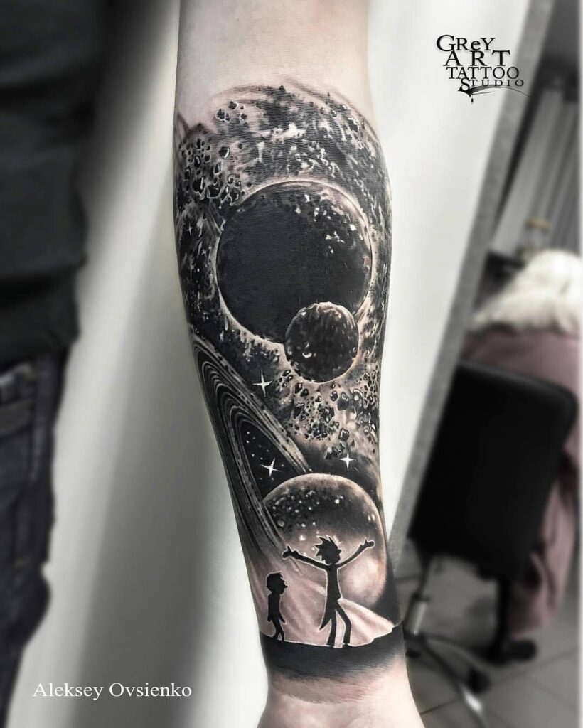 Rick And Morty Tattoos 12
