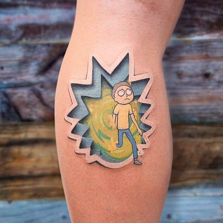 Rick And Morty Tattoos 123