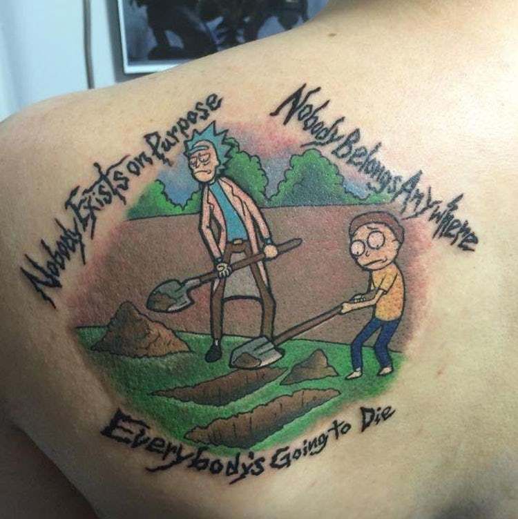 Rick And Morty Tattoos 125