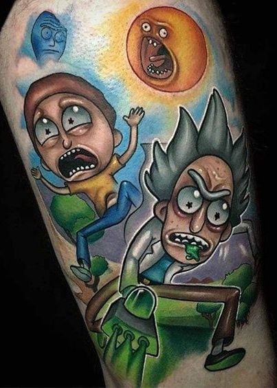 Rick And Morty Tattoos 127