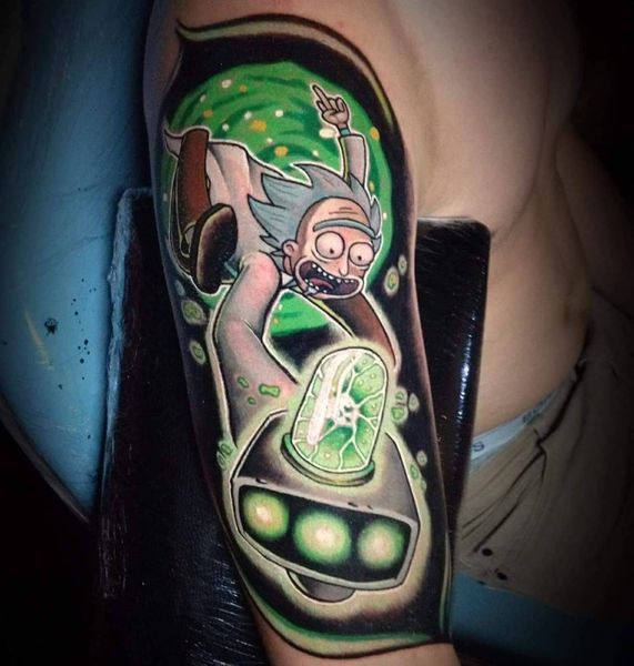 Rick And Morty Tattoos 128