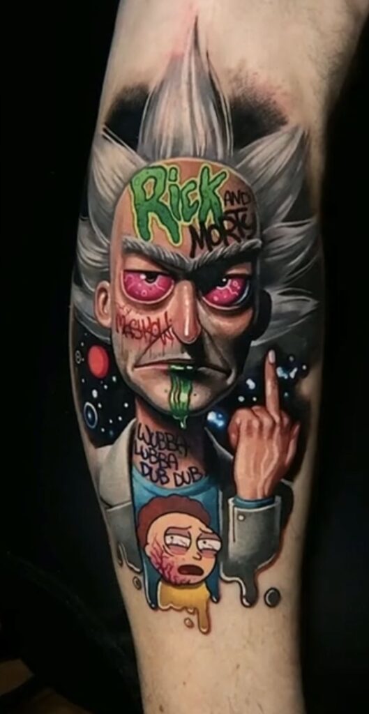 Rick And Morty Tattoos 131
