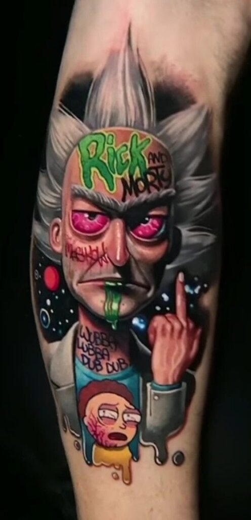 Rick And Morty Tattoos 135