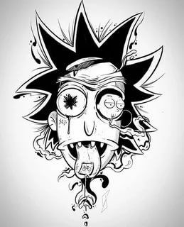 Rick And Morty Tattoos 137
