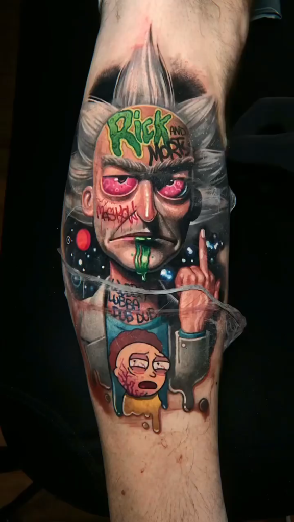 Rick And Morty Tattoos 14