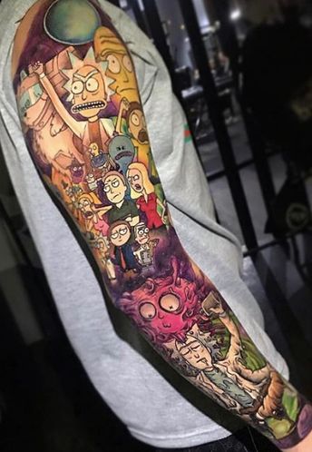 Rick And Morty Tattoos 140