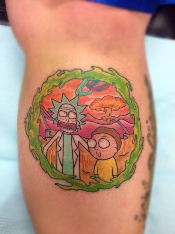 Rick And Morty Tattoos 141