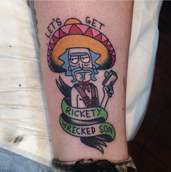 Rick And Morty Tattoos 144