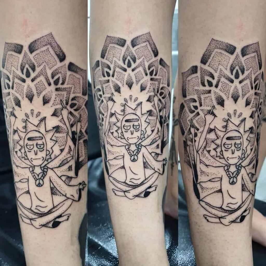 Rick And Morty Tattoos 161