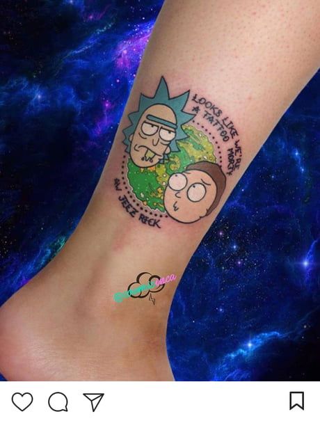 Rick And Morty Tattoos 167