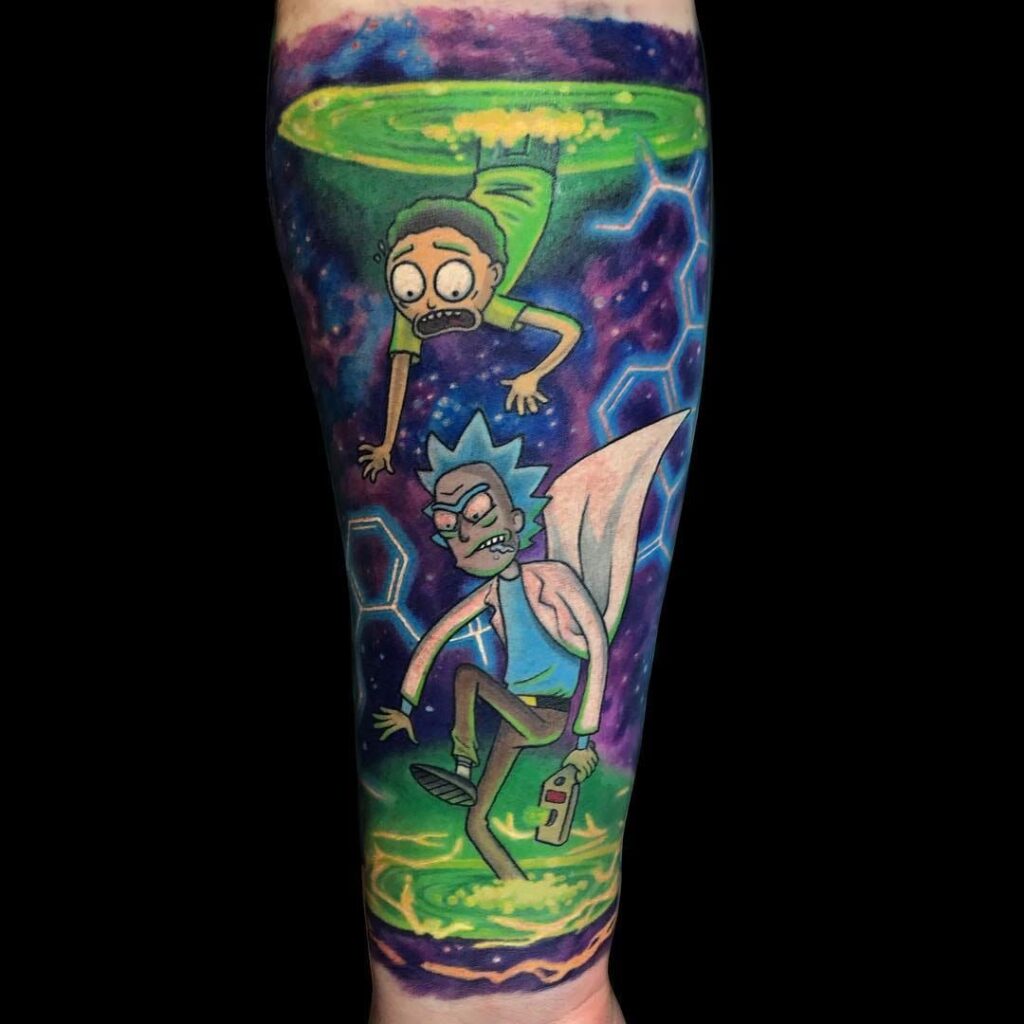 Rick And Morty Tattoos 169