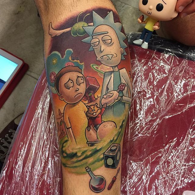 Rick And Morty Tattoos 17