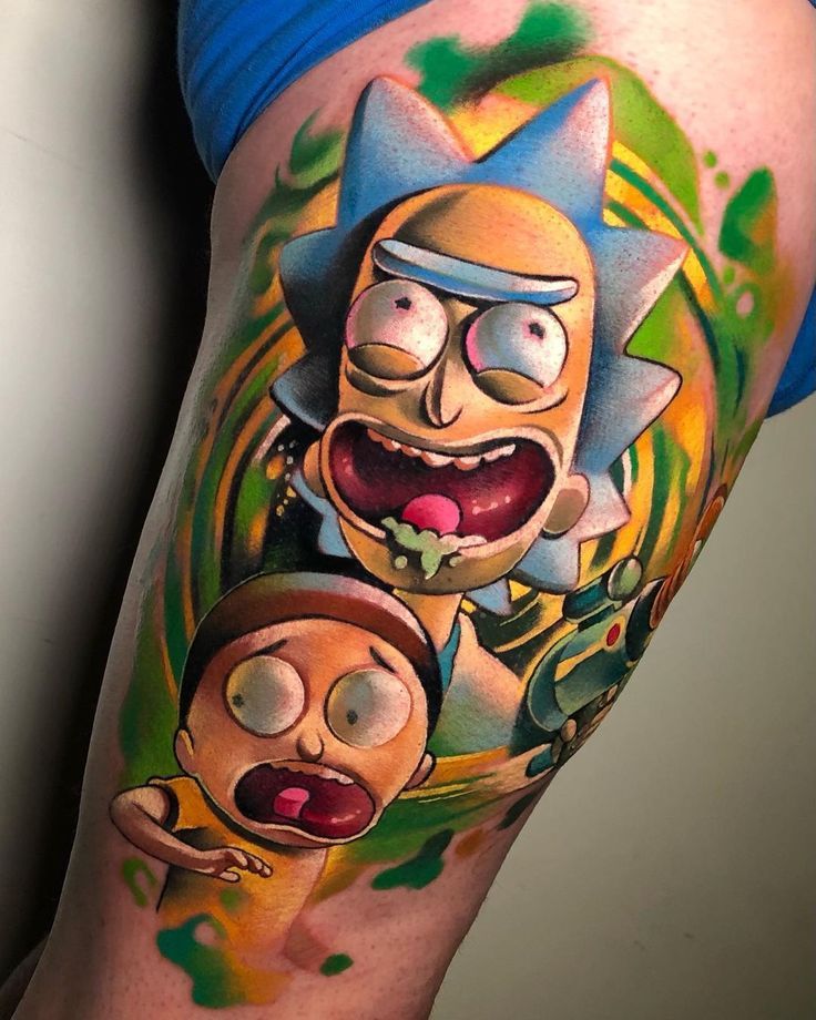 Rick And Morty Tattoos 178