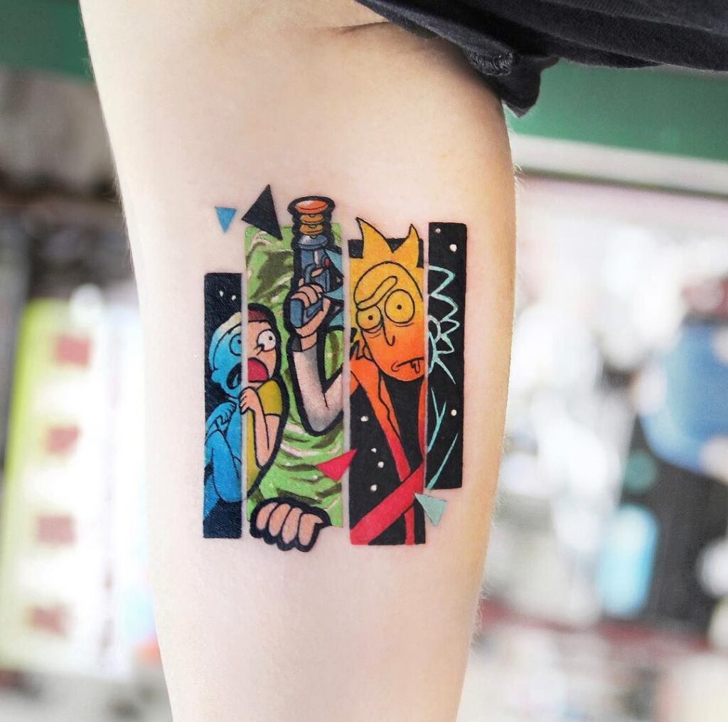 Rick And Morty Tattoos 23