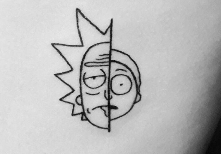 Rick And Morty Tattoos 26