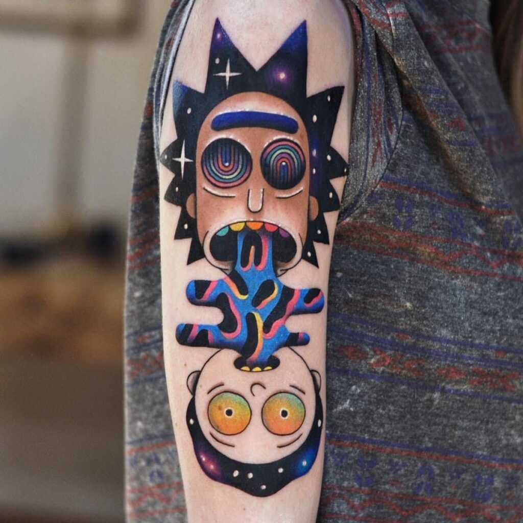 Rick And Morty Tattoos 27