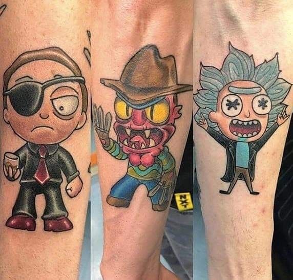 Rick And Morty Tattoos 28