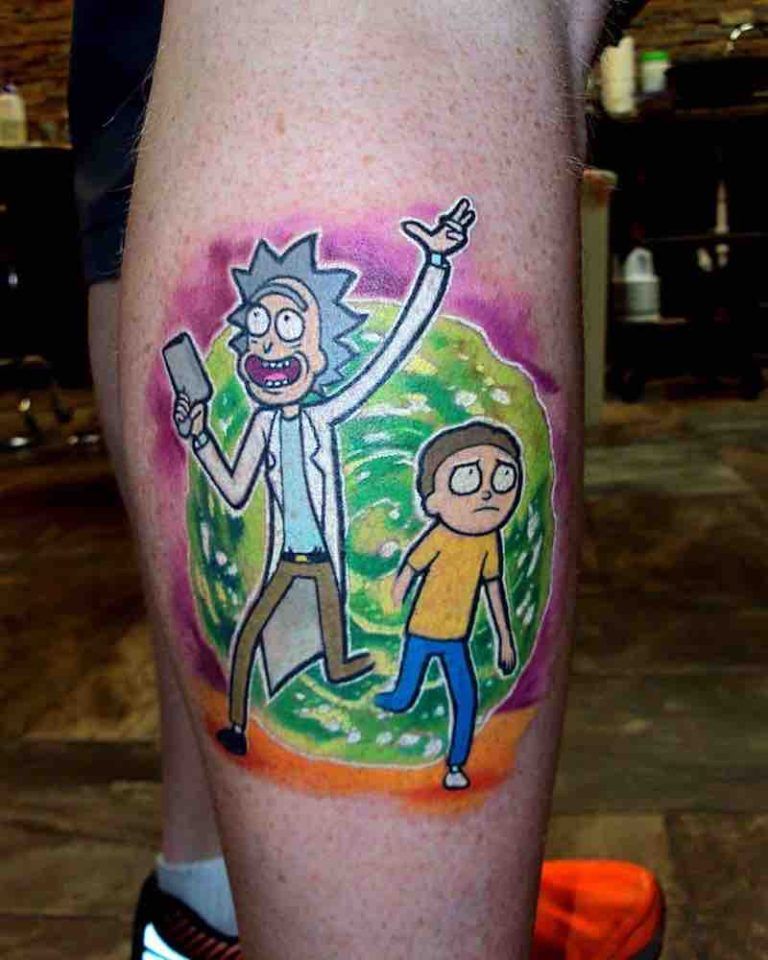 Rick And Morty Tattoos 3