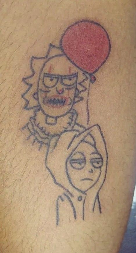 Rick And Morty Tattoos 32