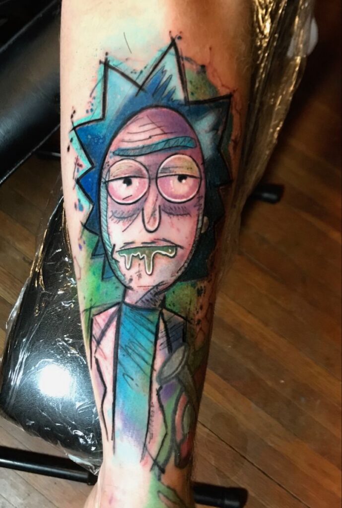 Rick And Morty Tattoos 37