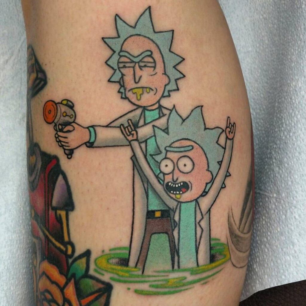 Rick And Morty Tattoos 38