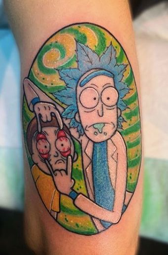 Rick And Morty Tattoos 48